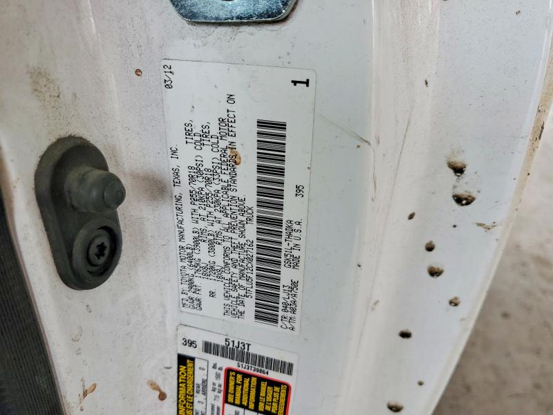 2012 Toyota Tundra მანქანა იყიდება აუქციონზე, vin: 5TFLU5F12CX027162, აუქციონის ნომერი: 79554535