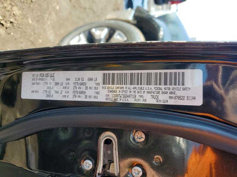 45458436 :رقم المزاد ، 1C6RR7WT3GS407128 vin ، 2016 Ram 1500 مزاد بيع