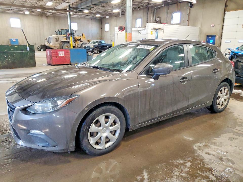 46493176 :رقم المزاد ، 3MZBM1K72FM183434 vin ، 2015 Mazda 3 مزاد بيع