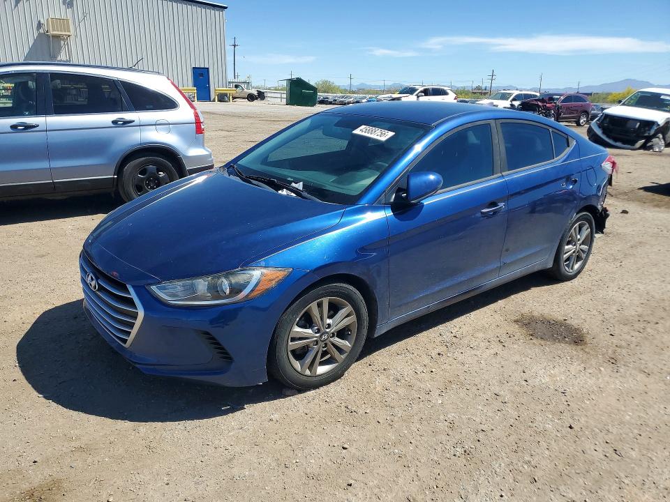 2017 Hyundai Elantra მანქანა იყიდება აუქციონზე, vin: 5NPD84LF9HH039881, აუქციონის ნომერი: 45888756