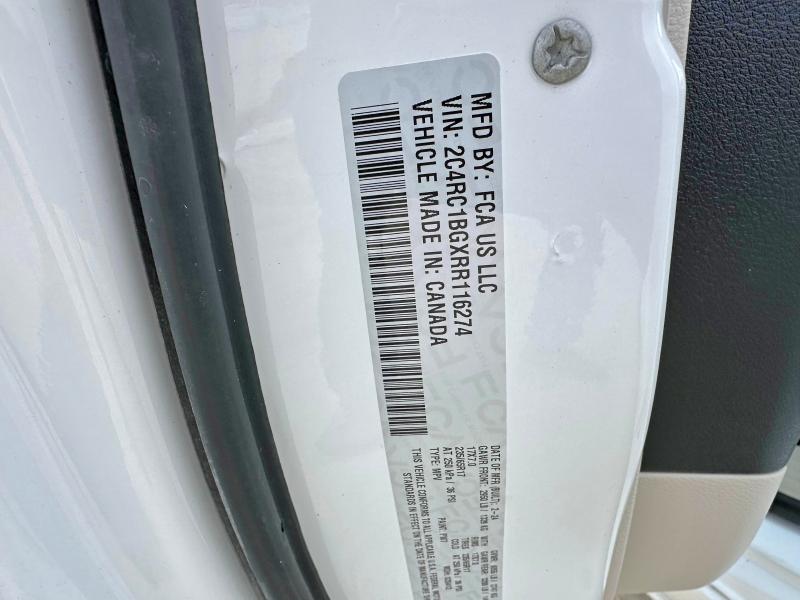 2024 Chrysler Pacifica მანქანა იყიდება აუქციონზე, vin: 2C4RC1BGXRR116274, აუქციონის ნომერი: 79958995