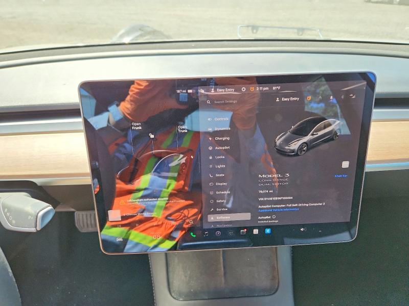 Продажа на аукционе авто 2022 Tesla Model 3, vin: 5YJ3E1EB1NF180094, номер лота: 47002256