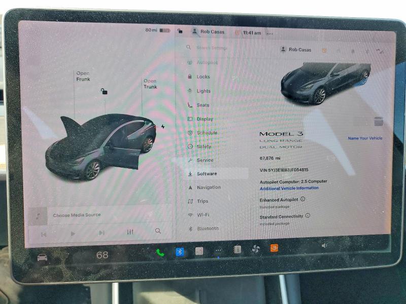 47703436 :رقم المزاد ، 5YJ3E1EB3JF054815 vin ، 2018 Tesla Model 3 مزاد بيع