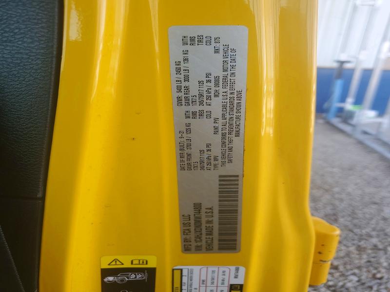 Aukcja sprzedaży 2021 Jeep Wrangler Unlimited, vin: 1C4HJXDN0MW744800, numer aukcji: 46462516