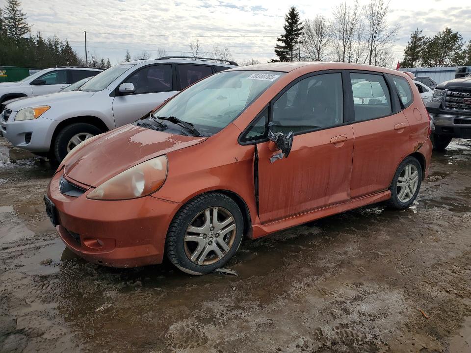 79340765 :رقم المزاد ، JHMGD38607S804311 vin ، 2007 Honda Fit مزاد بيع