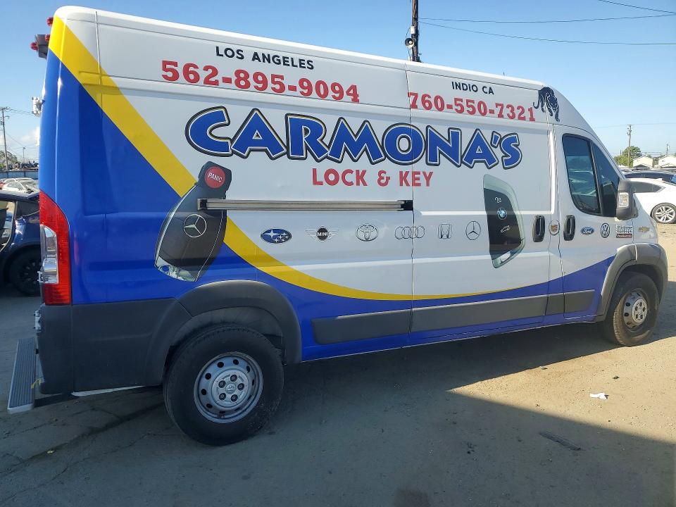 41936186 :رقم المزاد ، 3C6TRVDG1HE551765 vin ، 2017 Ram Promaster 2500 مزاد بيع