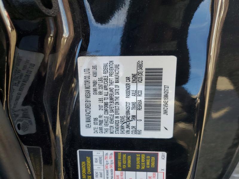 Aukcja sprzedaży 2005 Infiniti G35, vin: JNKCV54E15M425727, numer aukcji: 47088346