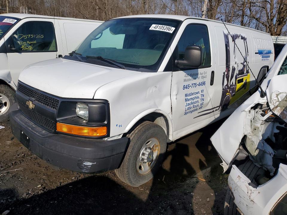 2014 Chev Express G2500 მანქანა იყიდება აუქციონზე, vin: 1GCWGGCA5E1134457, აუქციონის ნომერი: 48105396