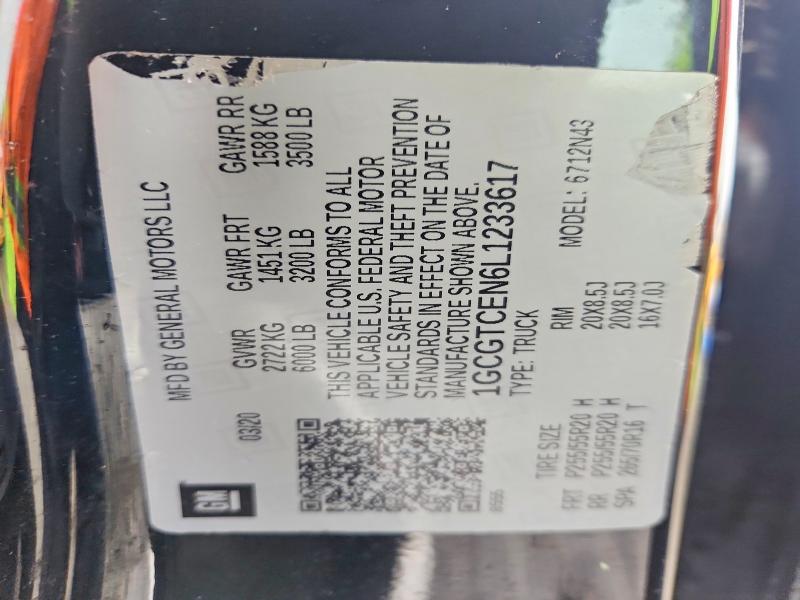 46432926 :رقم المزاد ، 1GCGTCEN6L1233617 vin ، 2020 Chevrolet Colorado مزاد بيع
