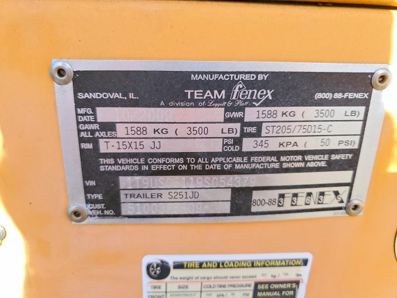 Продажа на аукционе авто 2009 Generator Generator, vin: 1T9US06119S054379, номер лота: 47042986