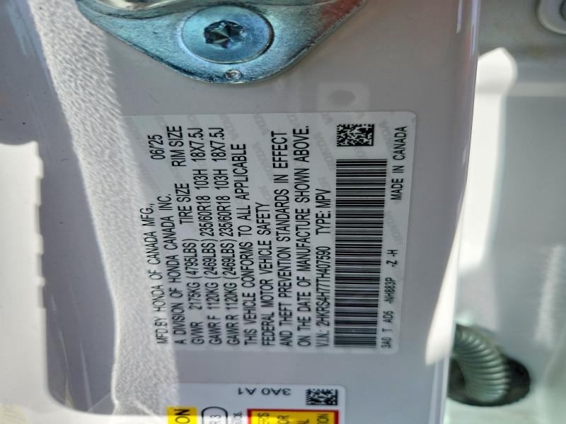 Продажа на аукционе авто 2026 Honda Cr-v, vin: 2HKRS4H77TH407590, номер лота: 46908796