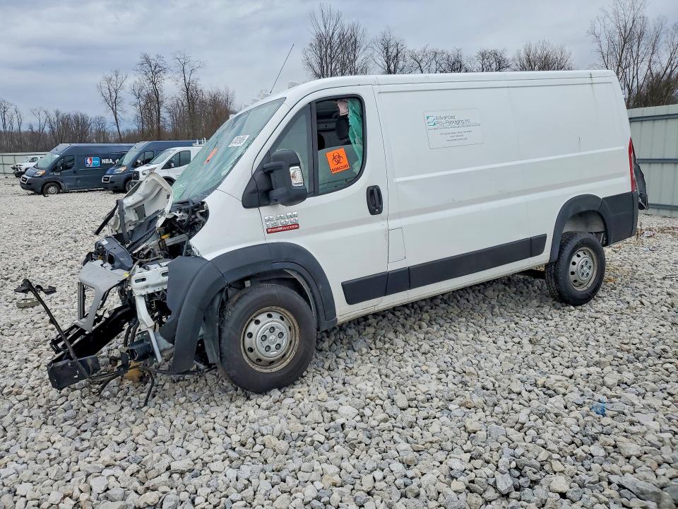 47401906 :رقم المزاد ، 3C6TRVAGXKE530523 vin ، 2019 Ram Promaster 1500 مزاد بيع