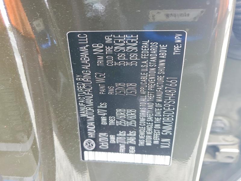 Продаж на аукціоні авто 2025 Hyundai Tucson, vin: 5NMJB3DE9SH487661, номер лоту: 47881596