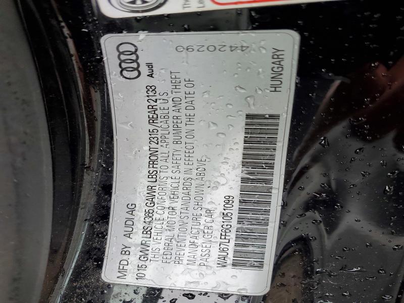 2016 Audi A3 მანქანა იყიდება აუქციონზე, vin: WAU67LFF6G1051099, აუქციონის ნომერი: 42014946
