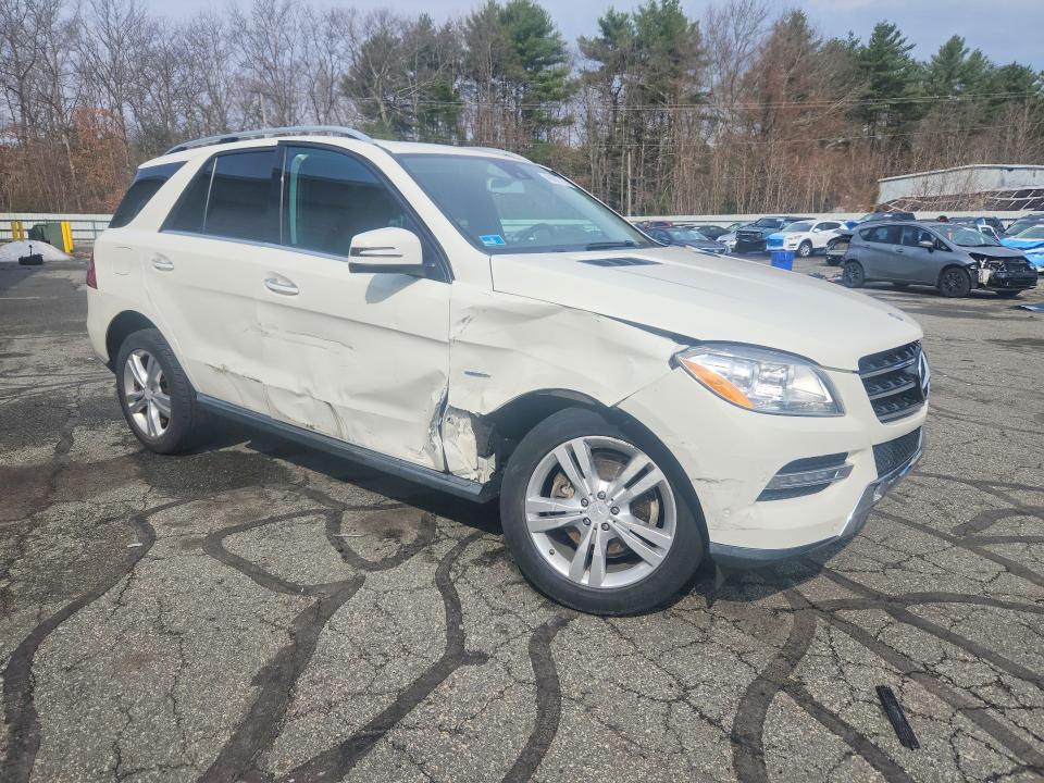 2012 Mercedes-benz Ml მანქანა იყიდება აუქციონზე, vin: 4JGDA5HB7CA027692, აუქციონის ნომერი: 48057716