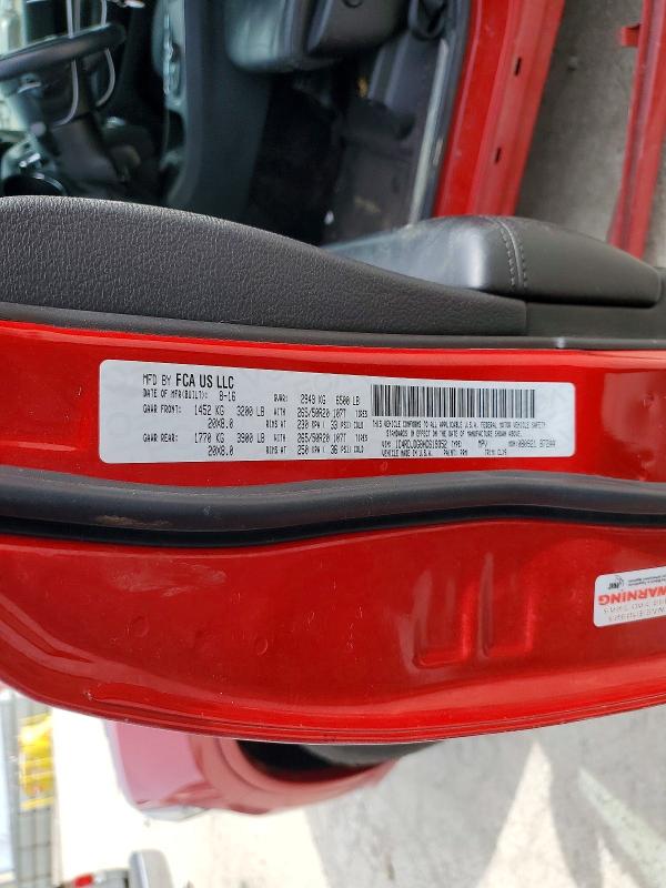 Продажа на аукционе авто 2017 Dodge Durango, vin: 1C4RDJDG8HC619352, номер лота: 46704176