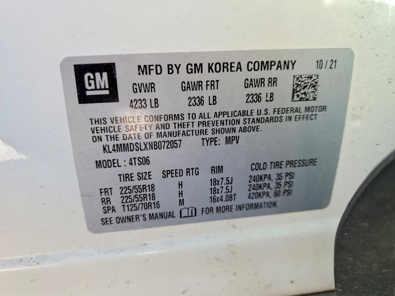 Продаж на аукціоні авто 2022 Buick Encore Gx, vin: KL4MMDSLXNB072057, номер лоту: 46650046
