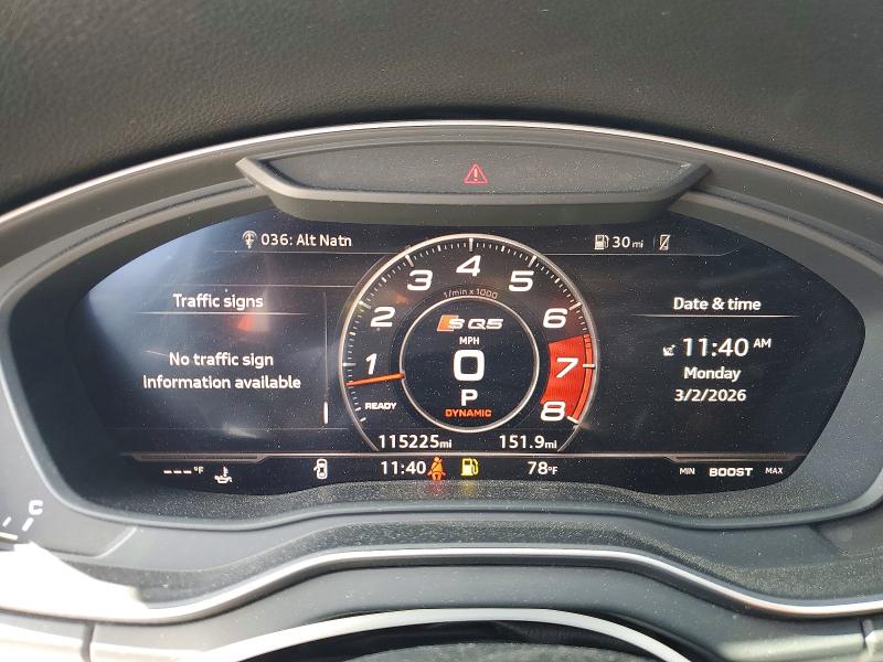Продажа на аукционе авто 2018 Audi Sq5, vin: WA1A4AFY7J2045349, номер лота: 77942435