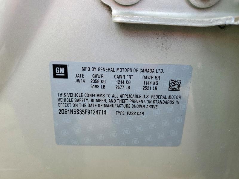 Aukcja sprzedaży 2015 Cadillac Xts, vin: 2G61N5S35F9124714, numer aukcji: 48041366