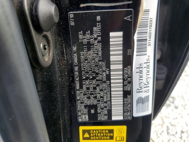 Продажа на аукционе авто 2010 Lexus Rx 350, vin: 2T2ZK1BA8AC037748, номер лота: 47157246