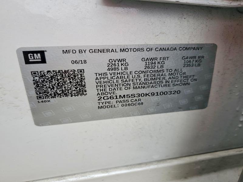 Продаж на аукціоні авто 2019 Cadillac Xts, vin: 2G61M5S30K9100320, номер лоту: 79406195