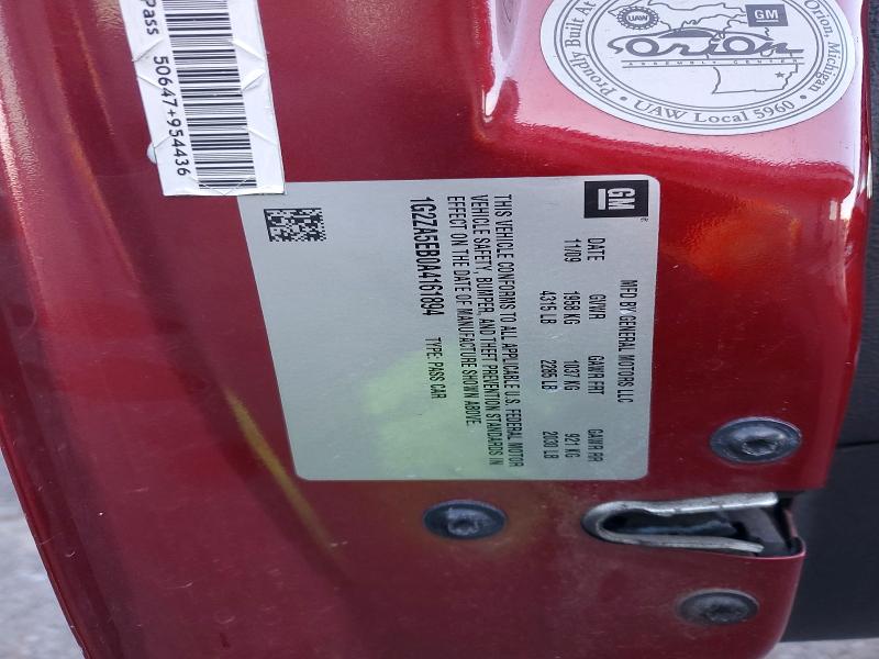 Aukcja sprzedaży 2010 Pontiac G6, vin: 1G2ZA5EB0A4161894, numer aukcji: 41947266