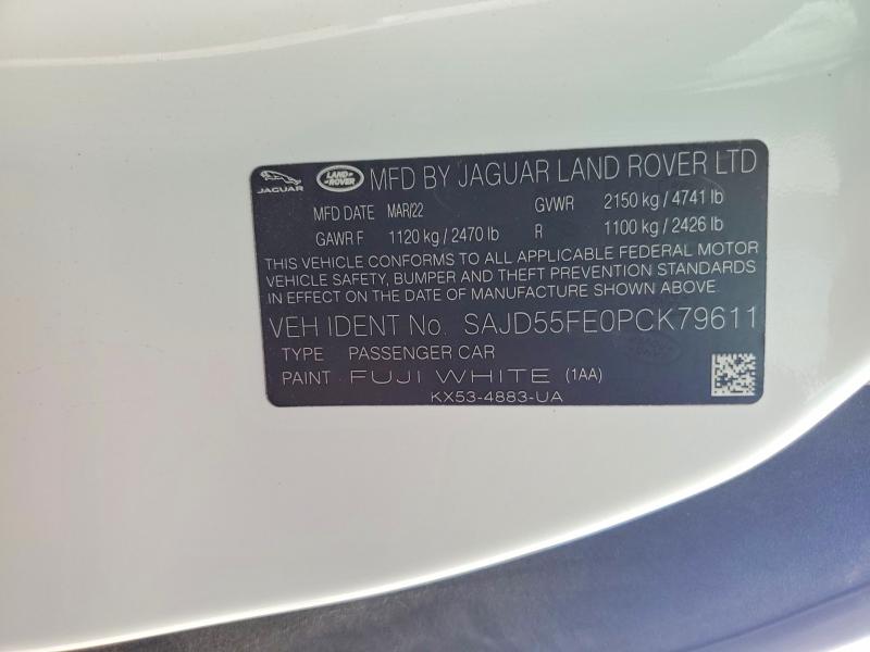 Продажа на аукционе авто 2023 Jaguar F-type, vin: SAJD55FE0PCK79611, номер лота: 79852815