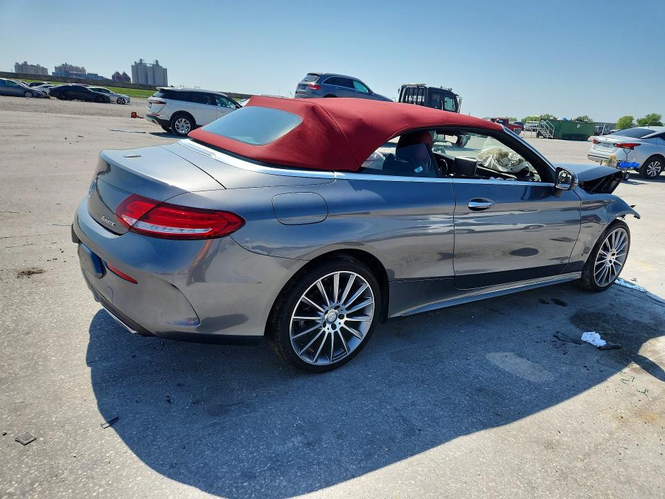 47352966 :رقم المزاد ، WDDWK4KB8HF437608 vin ، 2017 Mercedes-benz C مزاد بيع