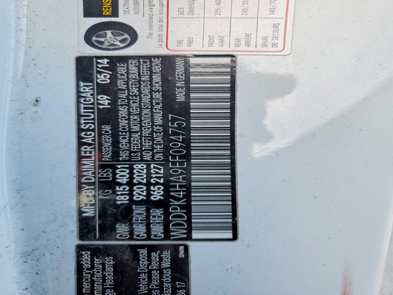 47356366 :رقم المزاد ، WDDPK4HA9EF094757 vin ، 2014 Mercedes-benz Slk مزاد بيع
