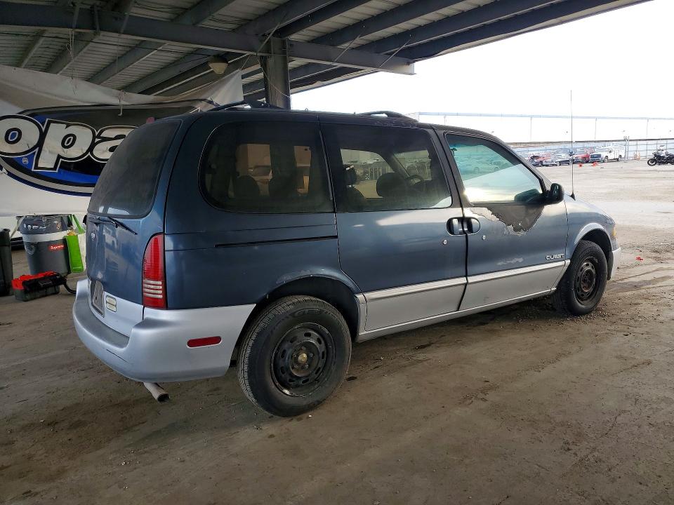 1997 Nissan Quest მანქანა იყიდება აუქციონზე, vin: 4N2DN111XVD847377, აუქციონის ნომერი: 48173516