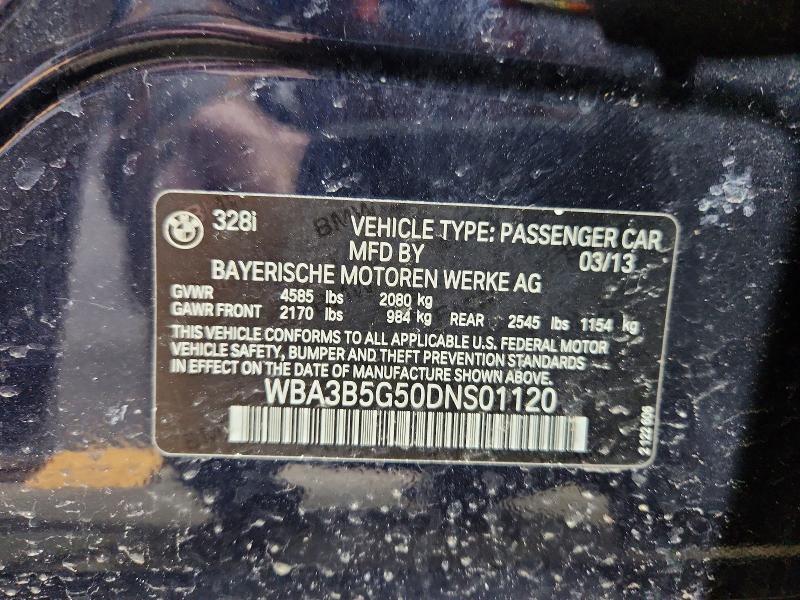 Продажа на аукционе авто 2013 Bmw 328, vin: WBA3B5G50DNS01120, номер лота: 45966856