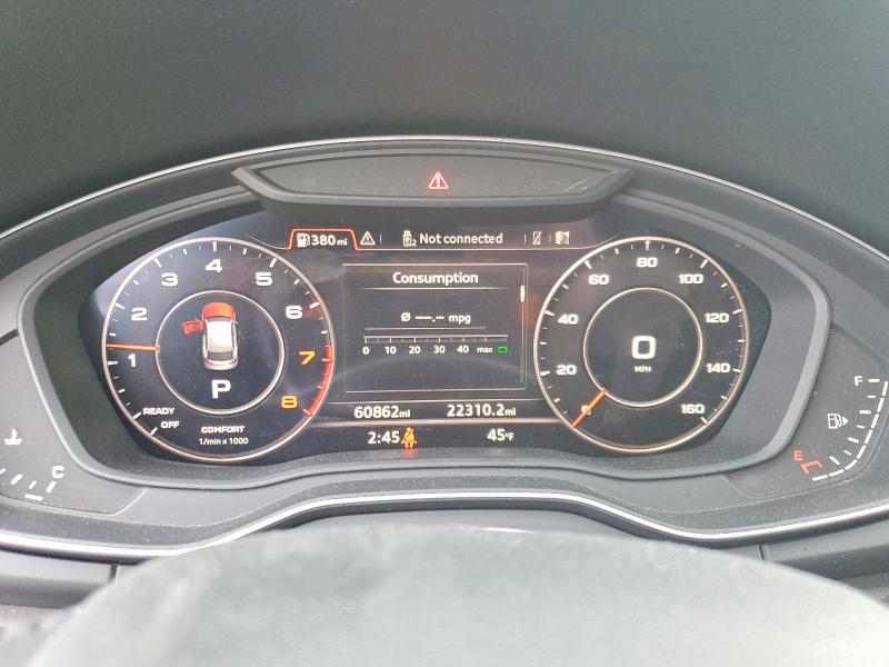 2019 Audi Q5 მანქანა იყიდება აუქციონზე, vin: WA1BNAFY6K2089328, აუქციონის ნომერი: 79762155