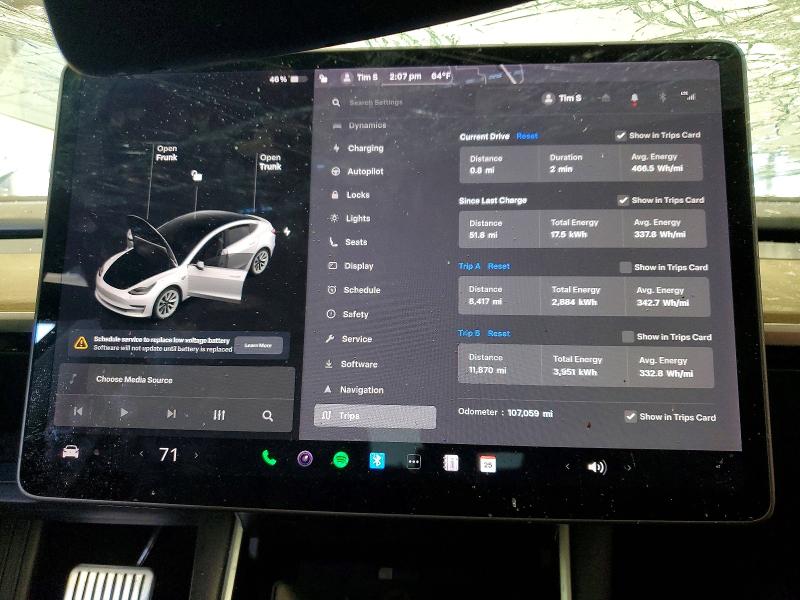 Aukcja sprzedaży 2018 Tesla Model 3, vin: 5YJ3E1EB8JF121988, numer aukcji: 47368286