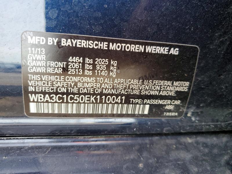 Продажа на аукционе авто 2014 Bmw 328, vin: WBA3C1C50EK110041, номер лота: 47642776