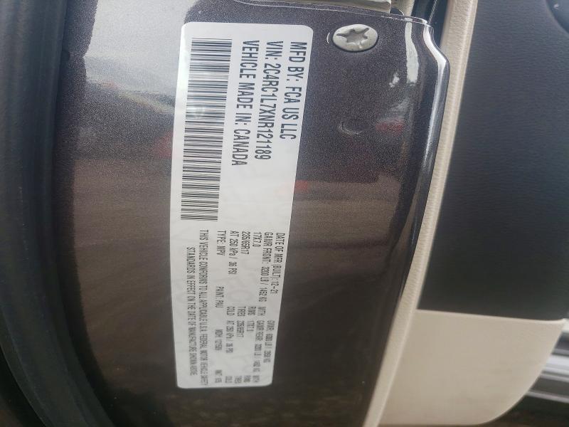 45607076 :رقم المزاد ، 2C4RC1L7XNR121189 vin ، 2022 Chrysler Pacifica مزاد بيع