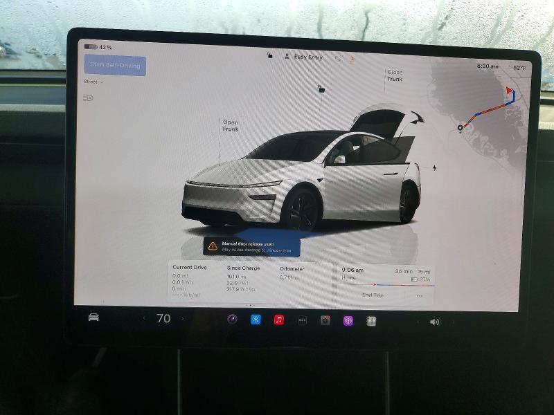 2026 Tesla Model Y მანქანა იყიდება აუქციონზე, vin: 7SAYGDED3TF399268, აუქციონის ნომერი: 41998066