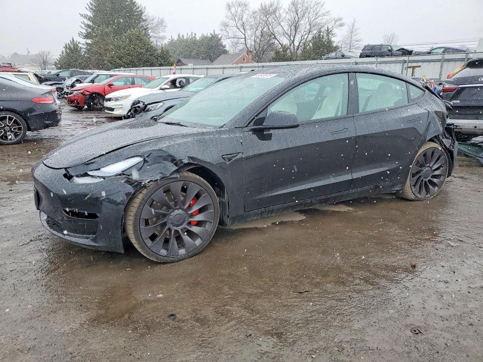 45849976 :رقم المزاد ، 5YJ3E1EC5PF505468 vin ، 2023 Tesla Model 3 مزاد بيع