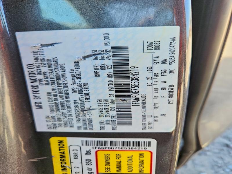 Продажа на аукционе авто 2014 Ford Fusion, vin: 1FA6P0G75E5384219, номер лота: 47821526