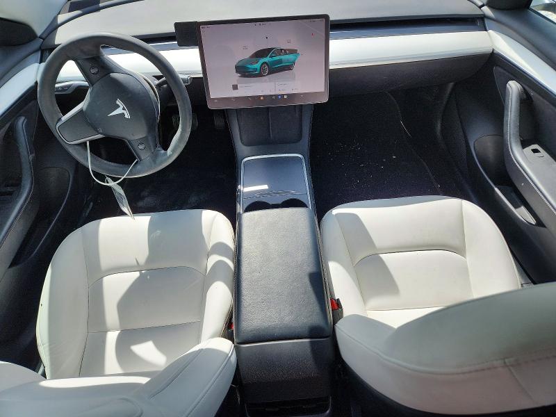 2022 Tesla Model 3 მანქანა იყიდება აუქციონზე, vin: 5YJ3E1EB5NF197027, აუქციონის ნომერი: 47877546