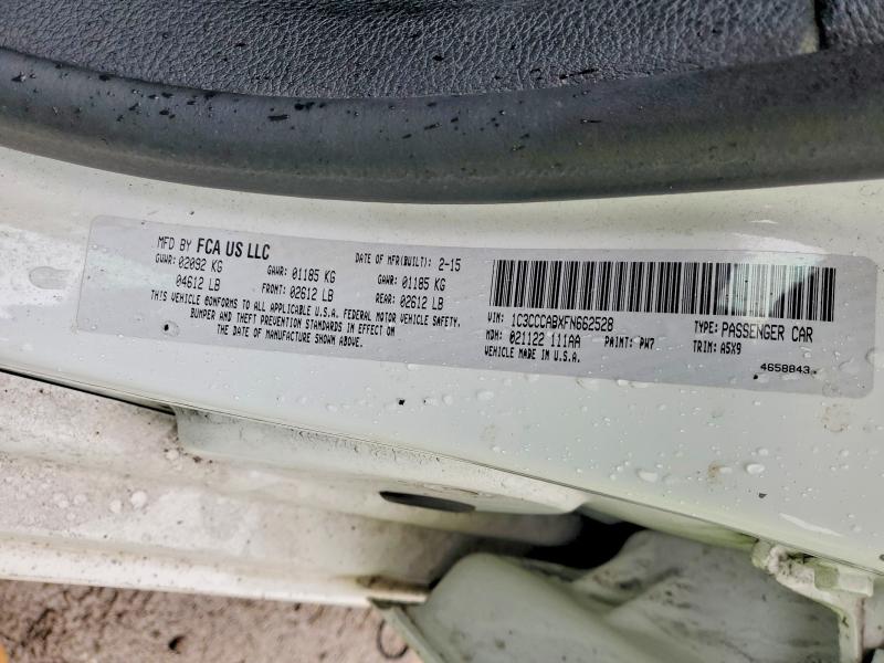 Продаж на аукціоні авто 2015 Chrysler 200, vin: 1C3CCCABXFN662528, номер лоту: 46850166