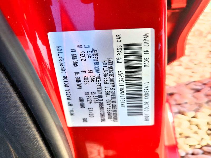 Auction sale of the 2014 Mazda 6, vin: JM1GJ1V69E1134957, lot number: 47194626
