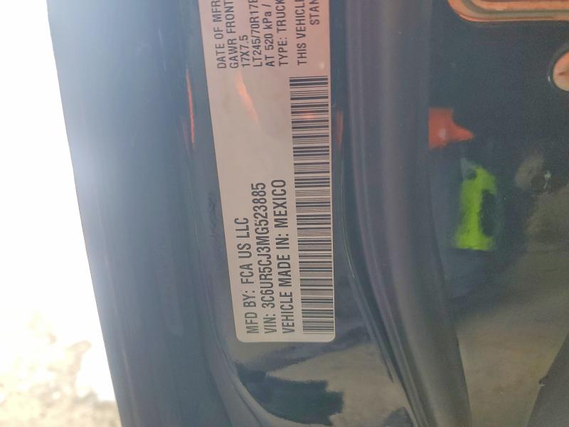 Продаж на аукціоні авто 2021 Ram 2500, vin: 3C6UR5CJ3MG523885, номер лоту: 46055986