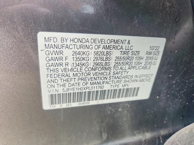 Продажа на аукционе авто 2023 Acura Mdx, vin: 5J8YE1H0XPL011760, номер лота: 47285426