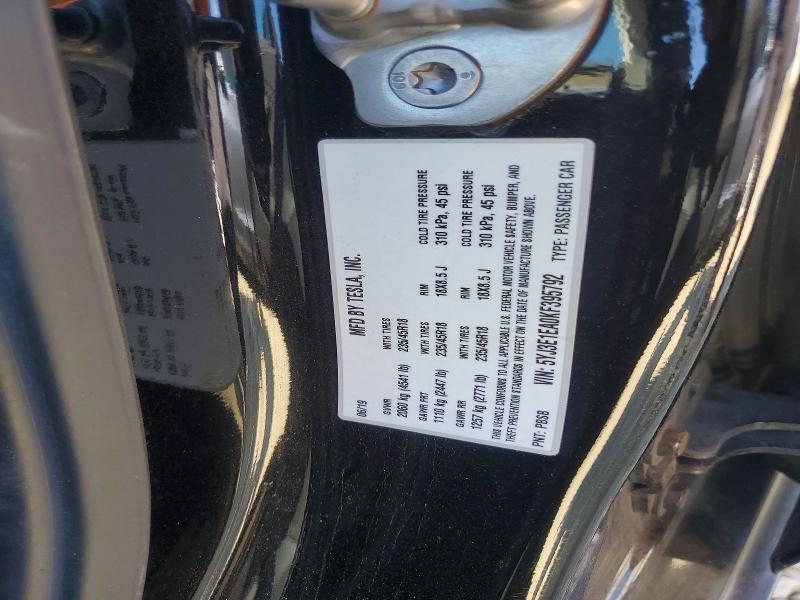 Продаж на аукціоні авто 2019 Tesla Model 3, vin: 5YJ3E1EA0KF395792, номер лоту: 79357925