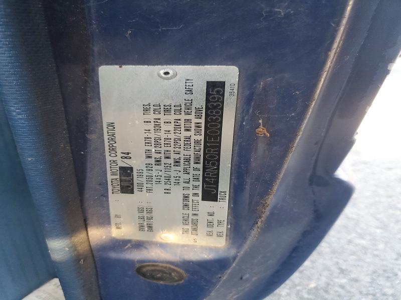 Продаж на аукціоні авто 1984 Toyota Pickup, vin: JT4RN50R1E0038395, номер лоту: 45560206