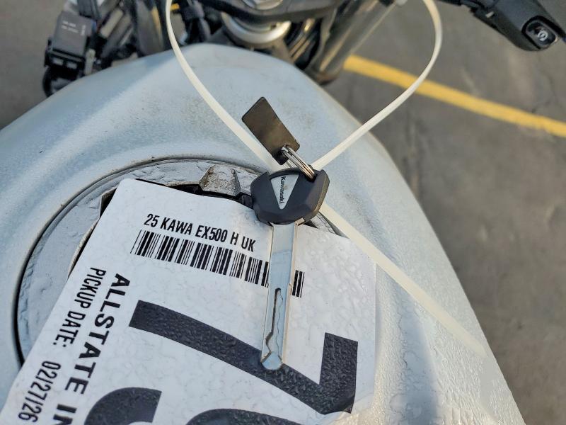 2025 Kawasaki Ex500 მანქანა იყიდება აუქციონზე, vin: ML5EXGH15SDA57651, აუქციონის ნომერი: 79483565