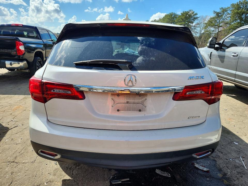 Продажа на аукционе авто 2016 Acura Mdx, vin: 5FRYD4H22GB058609, номер лота: 41698916