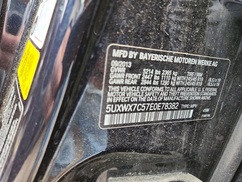 2014 Bmw X3 მანქანა იყიდება აუქციონზე, vin: 5UXWX7C57E0E78382, აუქციონის ნომერი: 47102926