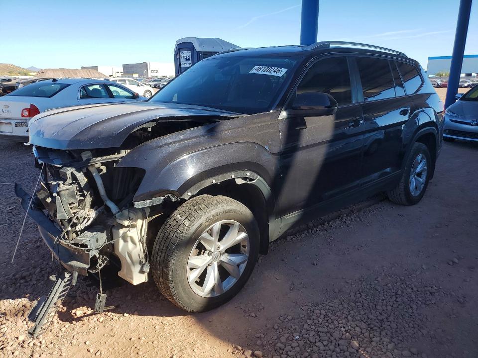 46100246 :رقم المزاد ، 1V2UR2CA9KC618375 vin ، 2019 Volkswagen Atlas مزاد بيع
