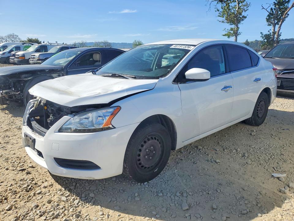 46197326 :رقم المزاد ، 3N1AB7AP2FY227744 vin ، 2015 Nissan Sentra مزاد بيع